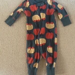 Hanna Andersson Candied Apple Pajamas Size 50 0-3 Months Candy Fall Autumn